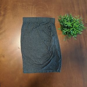 Grey wrap skirt